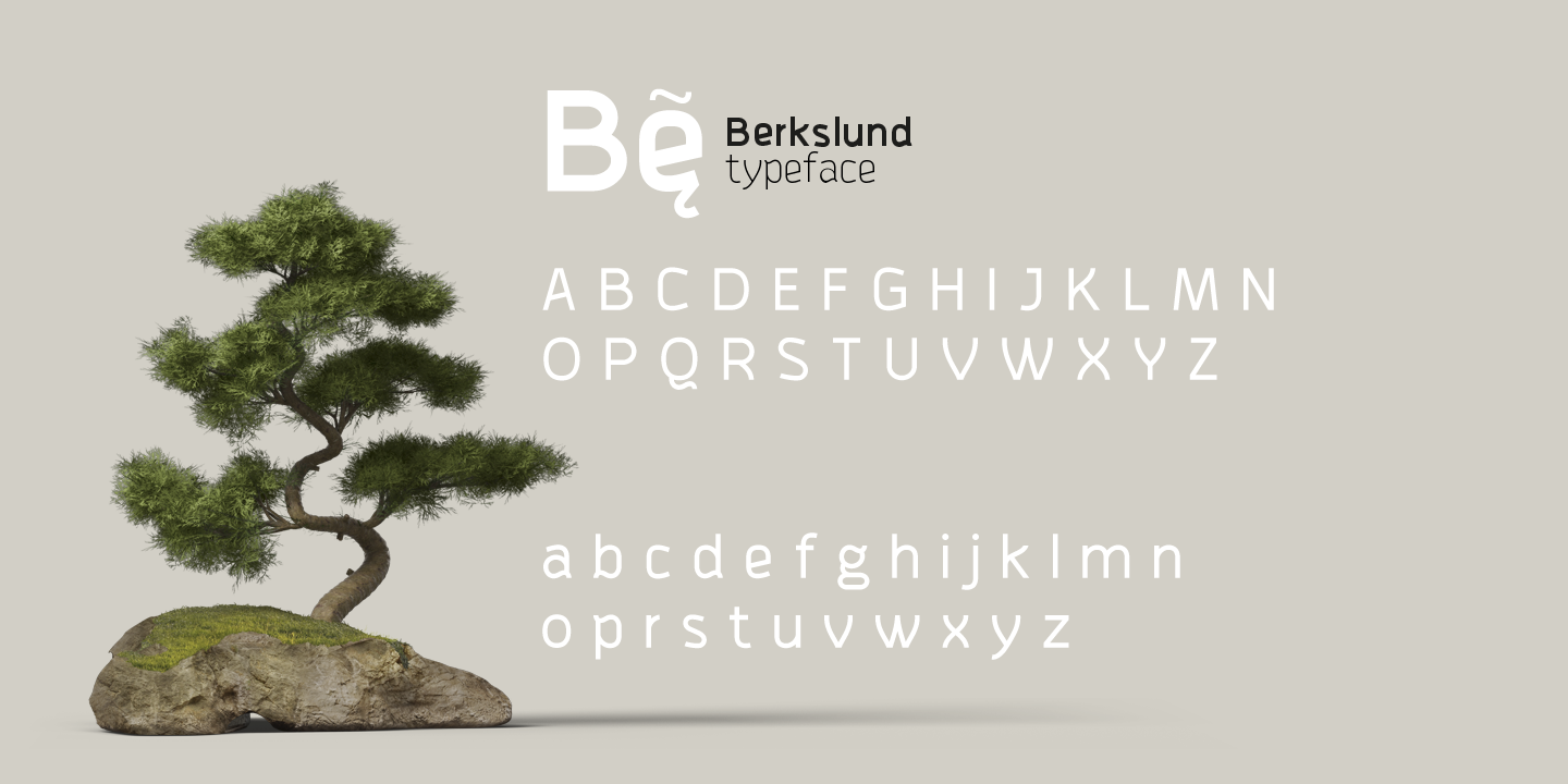 Berkslund Font preview